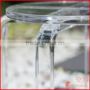 Clear Small Mini Acrylic Chair/Stool thumbnail-1