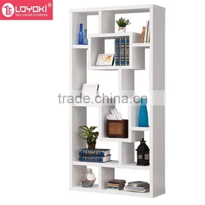 Book Display Shelf Home Furniture Wholesale Hot Sale Easy Assembly Wooden Bookstore 4 Tier Bookcase thumbnail-2