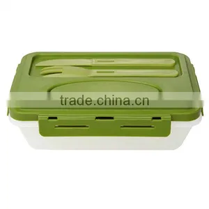 Food Grade Safe Lunch Break Box With Fork and Knife thumbnail-1