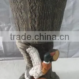 Knock-down Fiberglass Duck Wooden Flower Pots for Livingroom thumbnail-2