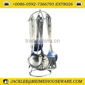 7pcs High-grade Full Tong Kitchen Set With S/s Stand thumbnail-1