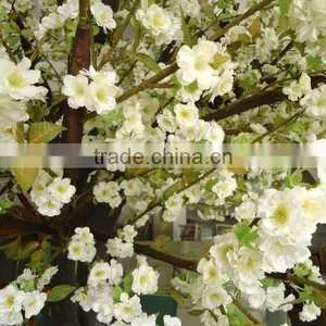 GNW BLS1508001 White Color Artificial Blossom Tree for Wedding Decoration thumbnail-3