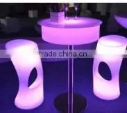 Hot Sale Classic High Quality Waterproof Plastic LED Bar Stool With 16 Colors Change thumbnail-1