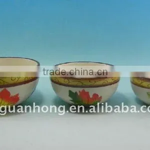 Set of 3pcs Round Ceramic Bowl 5" thumbnail-1