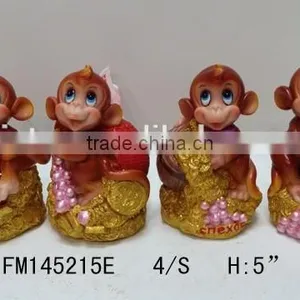 Polyresin New Year Souvenir 2016 Monkey thumbnail-3