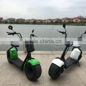2016 Popular Harley Style Electric Scooter With Big Wheels Fashion City Scooter Citycoco thumbnail-5