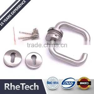 ANSI UL Fire Rated Hotel Stainless Steel Mortise Privacy Passage Door Handle Lock thumbnail-1