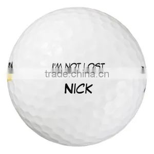 Printed Logo Tournament Ball Golf Range Ball Gift Ball thumbnail-4