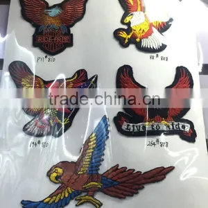 P003-033 to 037 Embroidered Diffrent Types of Eagles Applique Patches thumbnail-1