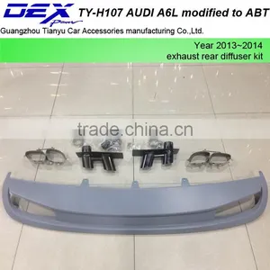 Auto Part Universal Exhaust Rear Diffuser Kit for Aut--i Modified to W12 thumbnail-1