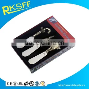 Christmas Butter Knife Cheese Tools Tableware With Zinc Alloy Handle and Stainless Steel Blade thumbnail-5