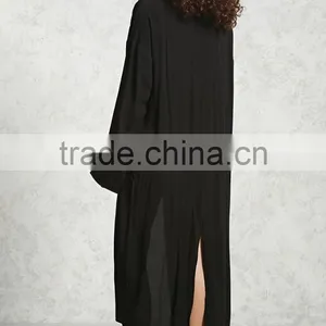 Muslim Long Cardigan Contemporary Longline Kimono Cardigan Knitwear Cardigan Manufacturers thumbnail-4