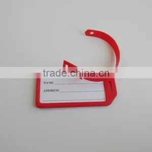 Hot Selling Assorted Colors 10*5.0cm Plastic Square-shape Travel Flight Tags thumbnail-3