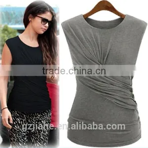 Tropical Blouses 2015 Summer Women New Fashion Shirts Casual Cropped New Cheap Clothes China Tops Exclusive Style Shirts thumbnail-2