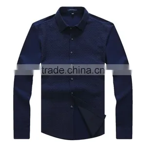 Mens Long Sleeve Hign Design Class Fashion Cotton Polo t Shirt thumbnail-1