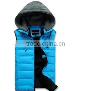Shiny Vest Down-Padded New Arrival Winter Sleeveless Women'S Hooded Lady POLAR FLEECE HOODIES JACKET WOMEN thumbnail-1