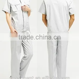 2016 OEM Wholesale Unisexs Garage Overall Uniform Short Sleeve Workwear thumbnail-1