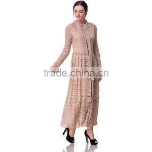 Guangzhou Domin Fashion Factory 2017 Beautiful Long Sleeve Dress thumbnail-2