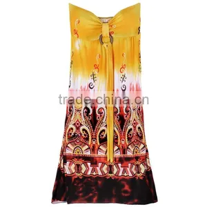 Sexy Sleeveless Mermaid Tie Dye Dress,women Fashion Dress,beach Dress thumbnail-5