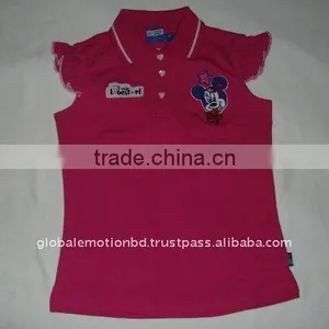 CUTE DESIGN PETTI GIRLS FASHIONABLE POLO T-SHIRT thumbnail-1