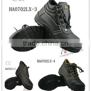 Anti Slip PU+TPU Outsole Cow Leather CE Steel Toe Work Boots thumbnail-2