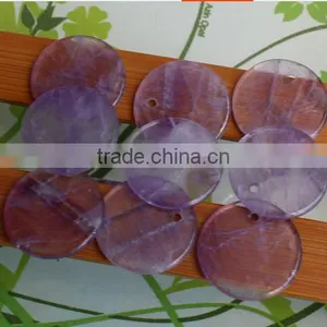 Single Hole Long Gold Sand and Blue Sand Stone Charms Pendant Jewelry Accessories for Necklaces thumbnail-6