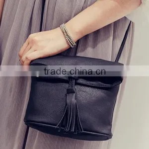 PU Special Design Pure Color Women Shoulder Bags Tote Bags thumbnail-3