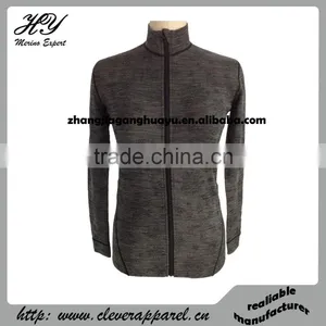 China Manufacturer Cheapest Full Zip Superfine Merino Wool Jacquard Jackets Sportswear thumbnail-1
