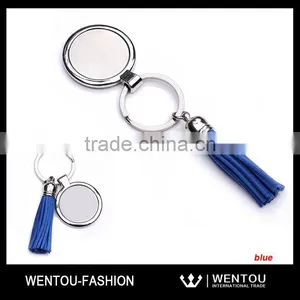 Vintage Gift Monogram Tassel Preppy Keychain thumbnail-3