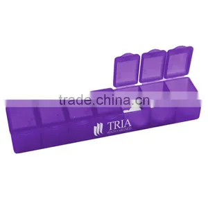 USA Made 7-Day Pill Dispenser - Great for Travellers, Holds a Week's Worth of Pills and Comes With Your Logo thumbnail-4