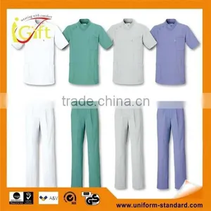 Good Quality New Design 100% Cotton Nursing Scrubs Medical Unifroms Scrubs thumbnail-5