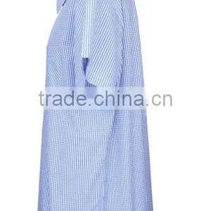 2017 Spring Lastest Plaid Short Sleeve Shirt thumbnail-3