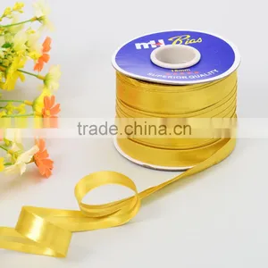 Gold Metallic Shiny Bias Binding Tape thumbnail-2