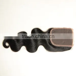 China 100% Human Hair Virgin Brazilian Hair 3 Way Part Closure thumbnail-4
