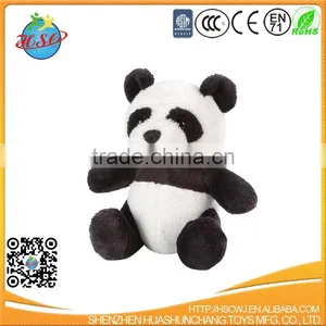 8" Medium Cartoon Cuddle Softer Stuffed Plush Bamboo Panda Bear Animal Toy for Kids thumbnail-1