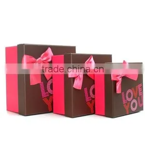 Romantic Valentine's Day Gift Box With Printed "Love You" ,Birthday Party Gift Box Manufacturer thumbnail-5