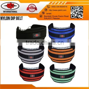 Mens Gym Weight Lifting Belt Waist Back Support Strap Power Dip Training Fitness thumbnail-3