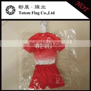 Football Club Advertising Window Decoration Car Window Mini Jersey thumbnail-1