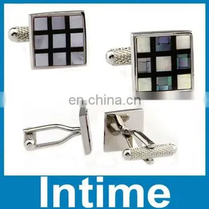 2014 Fashion Abalone Jewelry Making Cufflinks Men's Jewelry High Quality thumbnail-1
