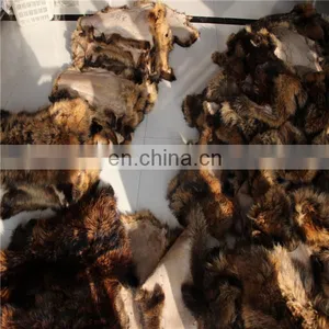 Top Grade Factory Direct Natural New Finished Tanned Processed Raccoon Fur Skin thumbnail-3