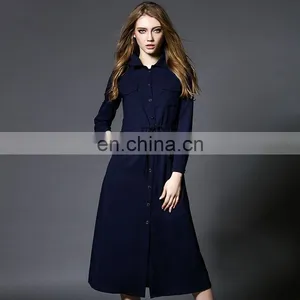 2016 New Design Fashion Shirt Dress From Chinese Manufacturer thumbnail-1