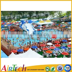 Pop High Quality Steel Frame Swimming Pool,Customized Metal Water Pool thumbnail-1