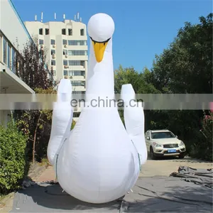 Best Selling Giant Customized White Swan/cygnet With Wing Inflatable thumbnail-1
