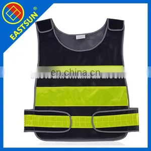New Design Low Price Manufacture 120g Polyester Traffic Safety Vest /Reflective Safety Vest thumbnail-6