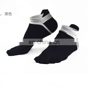Toe Socks 100% Cotton Low Cut Five Finger Socks Athletic for Men#WZ-01 thumbnail-5