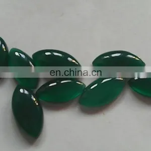 Green Onyx Cabochon/Onyx Cabochon Gemstone/Wholesalers of Onyx Gemstone/Marquise Gemstone thumbnail-1