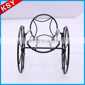 Good Reputation Factory Price Romantic Display Fashion Metal Single Wire Wine Bottles Rack thumbnail-4