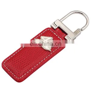 High Quality Promotional Blank Leather Key Chain thumbnail-1