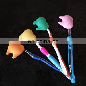 Portable Silicon Toothbrush Holder Sanitary Toothbrush Tube Tooth Brush Case For Outdoor Travel Bathroom Accessories thumbnail-2