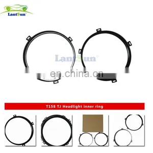 ABS Headlight Inner Ring for Jeep TJ Wrangler (T158 thumbnail-1